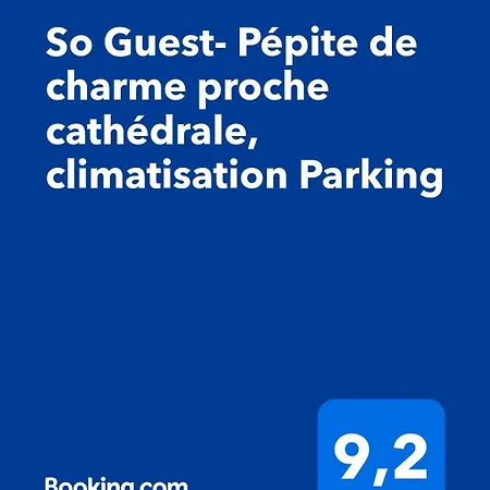 So Guest- Pepite De Charme Proche Cathedrale, Climatisation Parking * Reims